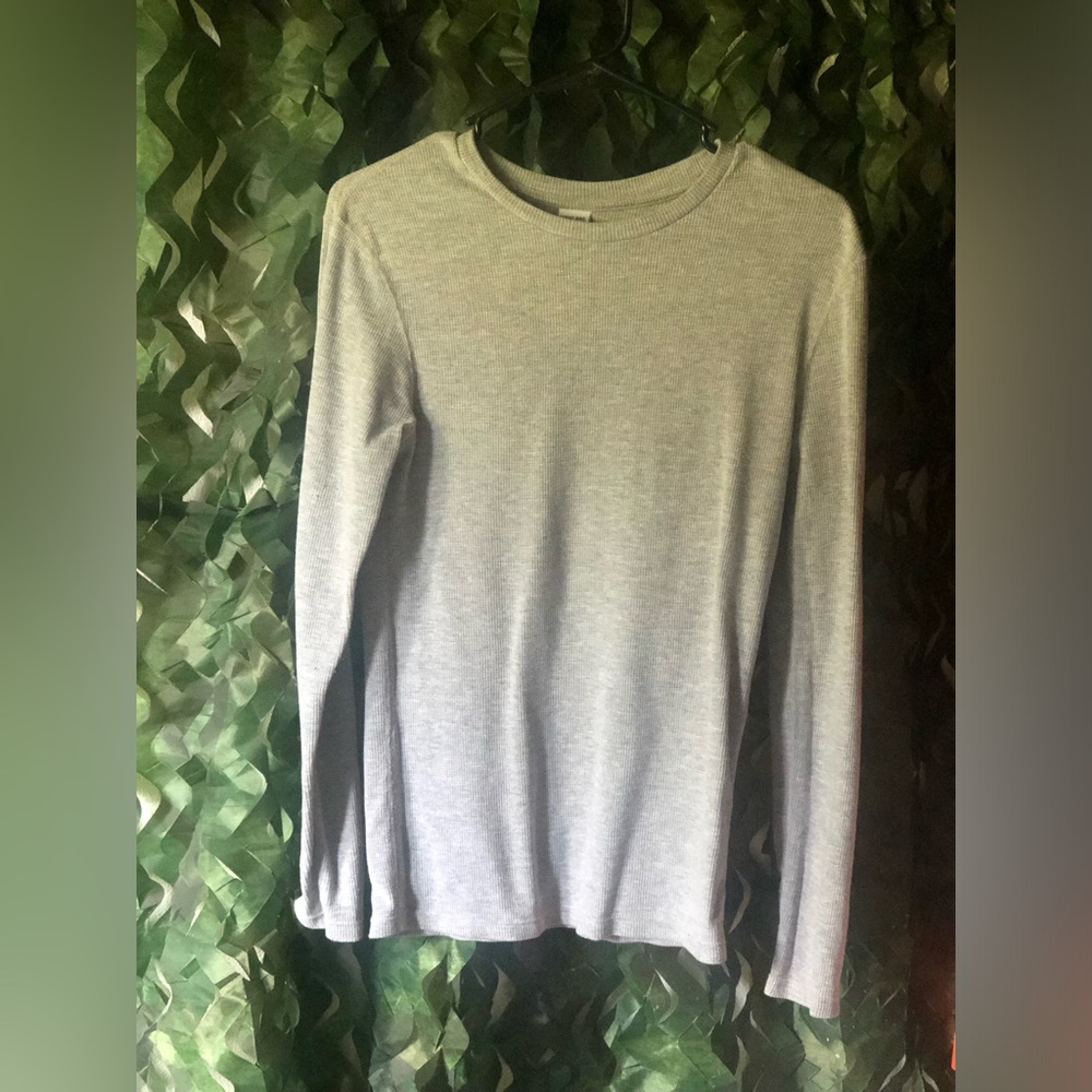 Classic Gray Long Sleeve Top